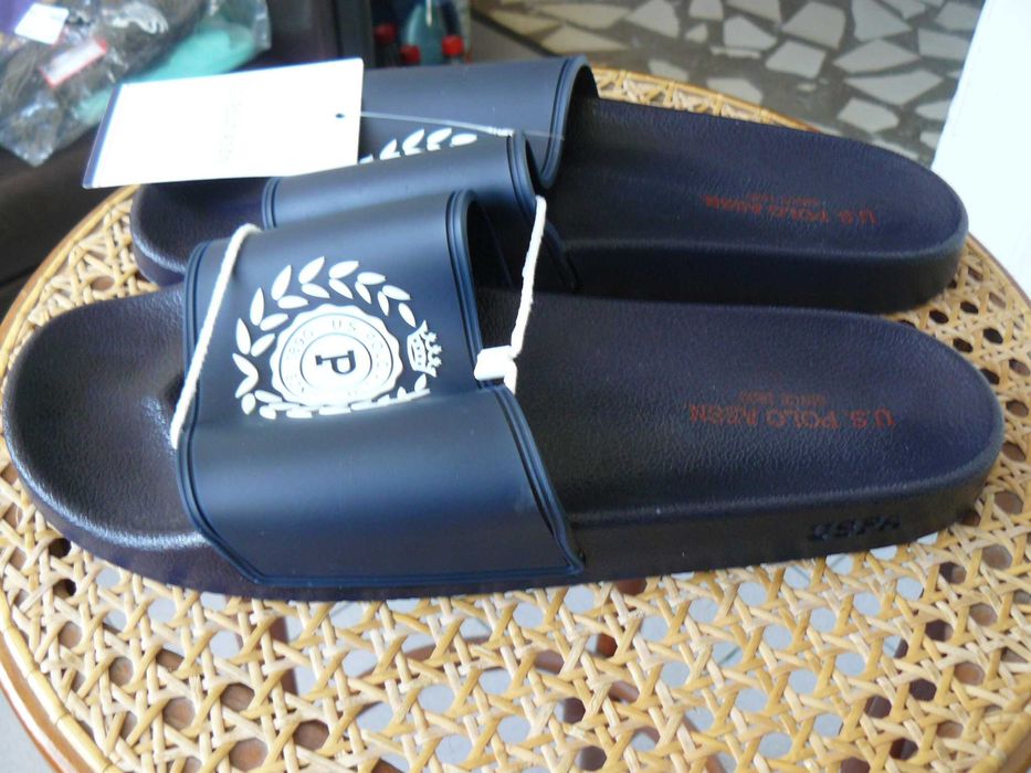 Slapi/Papuci Plaja U.S. POLO ASSN NAVY Pt. Barbati,Originali,Noi Nr 44