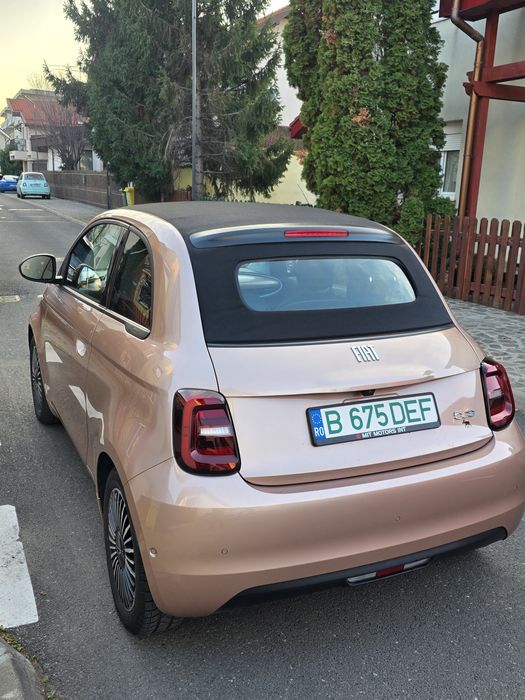 Fiat 500e Primul proprietar, decapotabil