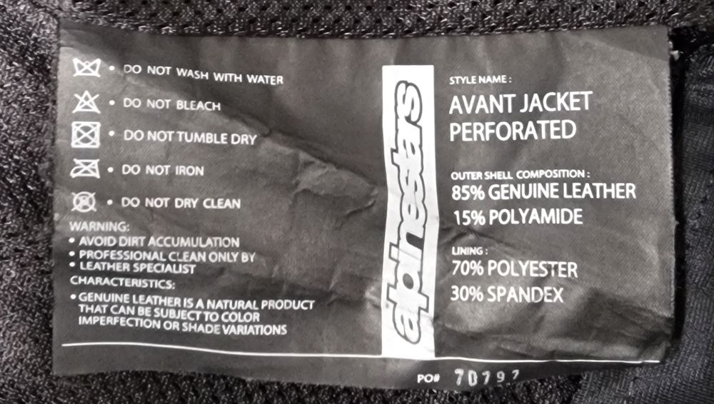 Мото яке Alpinestars 58 номер