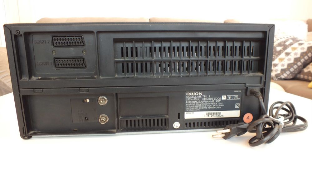 Videorecorder Toshiba V-855G 7 Heads Hi-Fi, Orion Twin Tape TT-112.