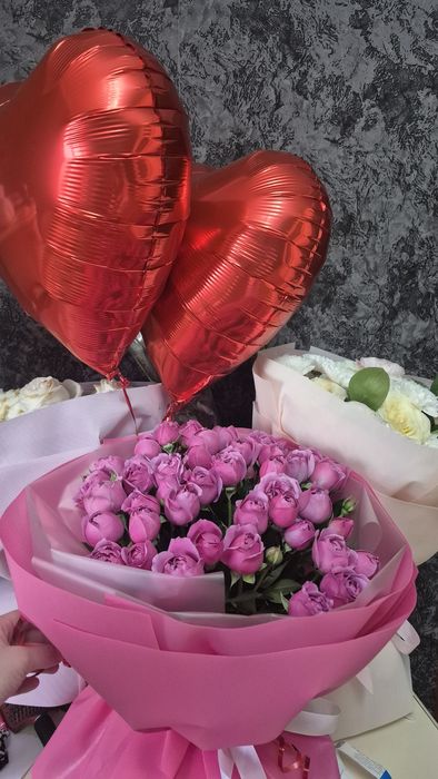 Цветы букет розы