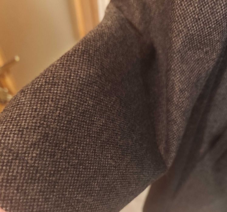 Palton slim premium SUIT 52 XL lana moale respirabila