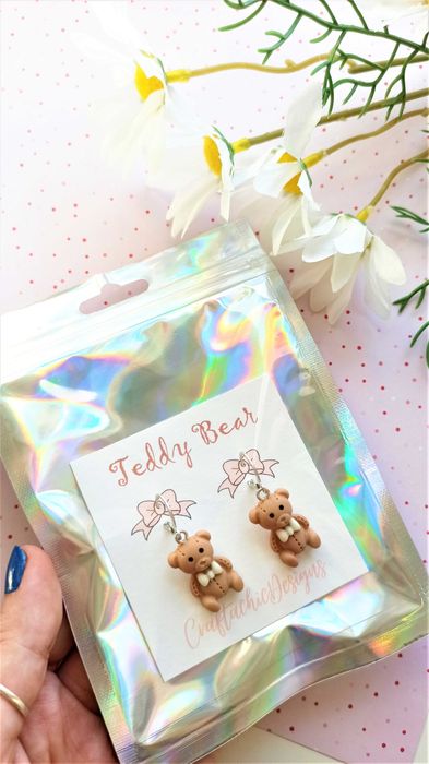 Cercei dragalasi cu Teddy Bear