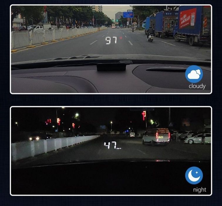 Head up display auto universal usb