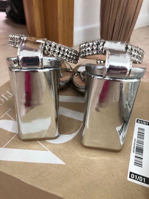 Zara sandale ocazie 37 cu strasuri