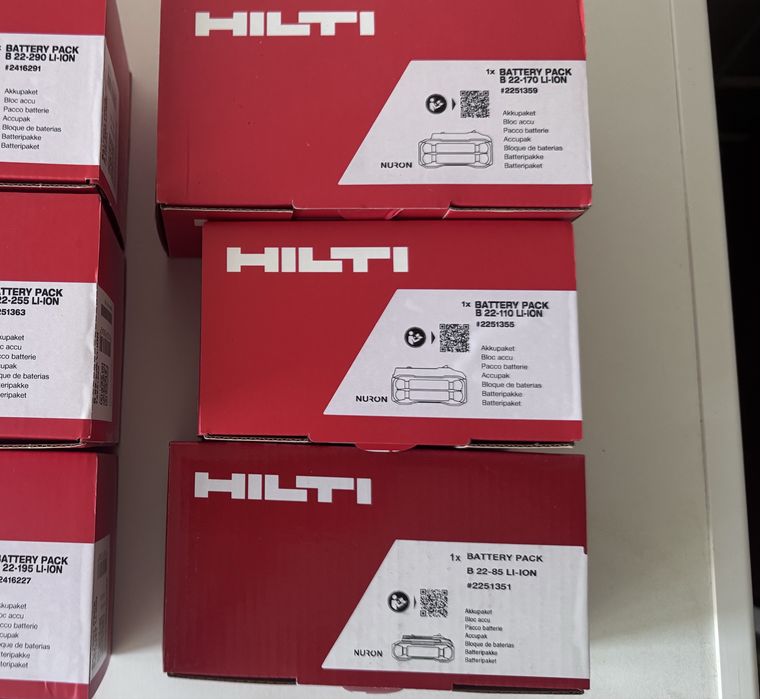 Acumulatori baterii Hilti Nuron B22   4Ah sau 8Ah