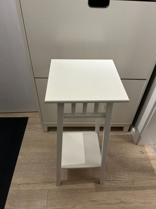 Стойка за цветя - IKEA LANTLIV - бяла поставка за саксия