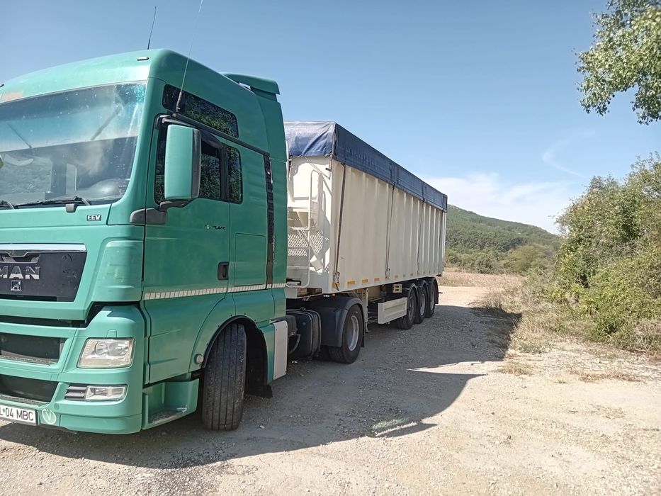 MAN TGX EEV 2012  + remorcă benă aluminiu