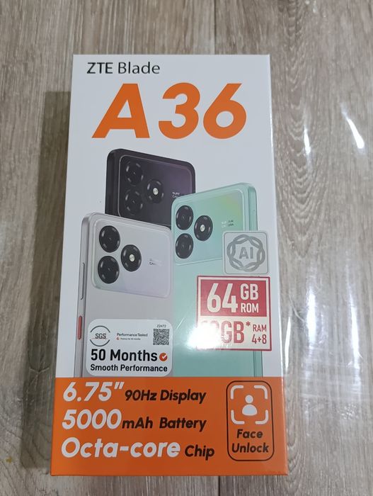 ZTE BLADE A 36 телефон новый