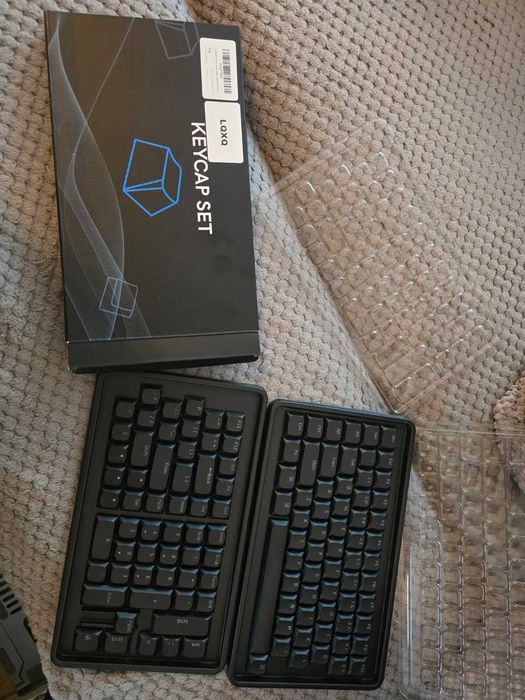 Keycaps low profile, shine through, switch Cherry Gateron MX, ANSI US