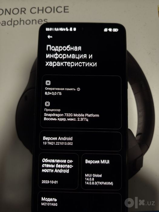 Redmi note 10 pro 8/256 holati ideal