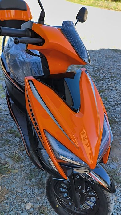 Scuter benzina RDB Spider, Euro 5+, 50cc, 4 timpi, Portocaliu+ CIV inclus