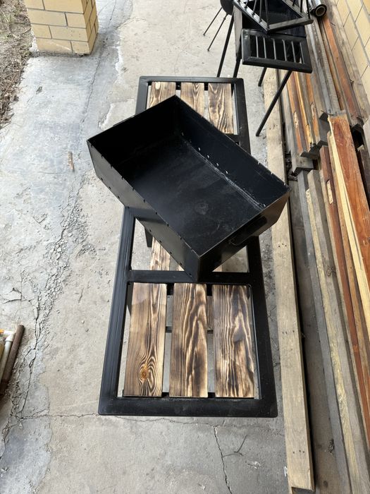 Мангал железный новый лофт