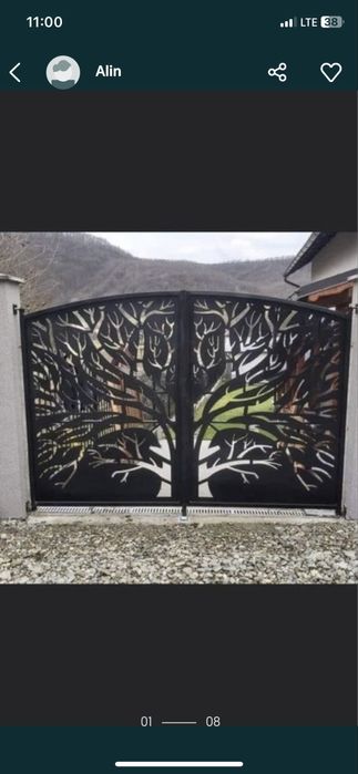 Porti, garduri, balostrade,balcoane metalice, si stalpi pe comanda.
