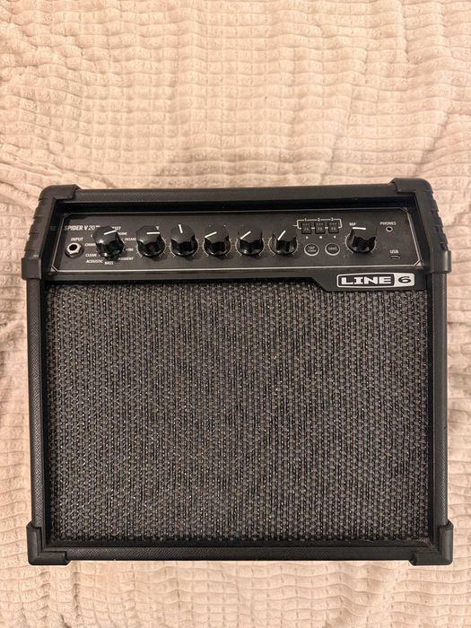 Amplificator chitară Line 6 Spider V 20, modeling, efecte integrate, USB