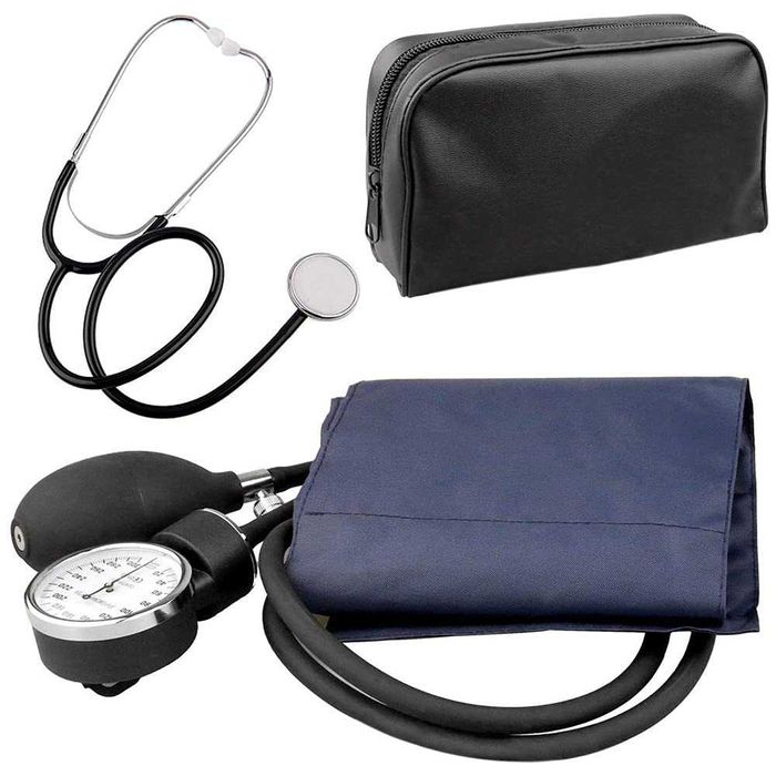 Механичен апарат за кръвно налягане с ПОДАРЪК чантичка