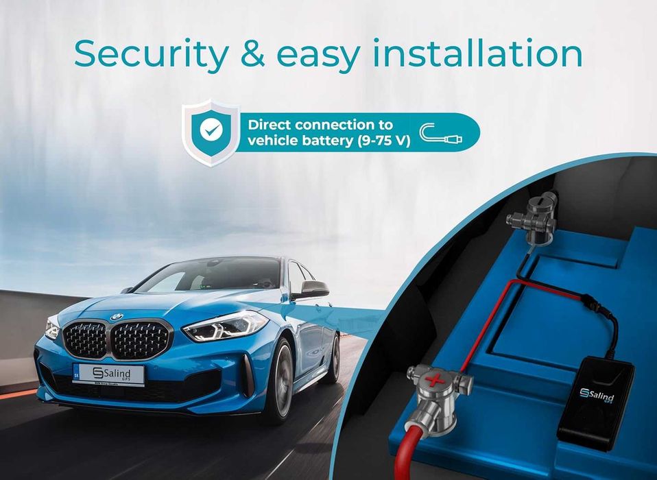 SALIND GPS 4g Auto/Moto/Utilaje, conexiune la bat, REDUS de la 325 RON