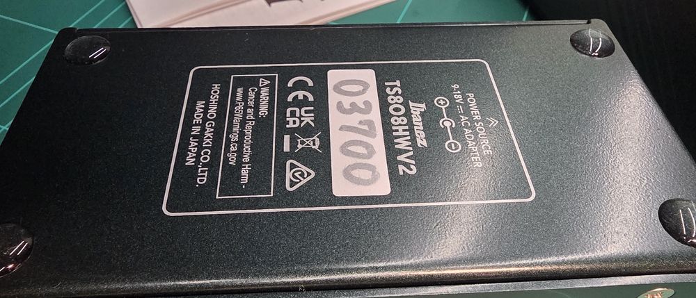 Efect chitară Ibanez Tube Screamer Handwired V2