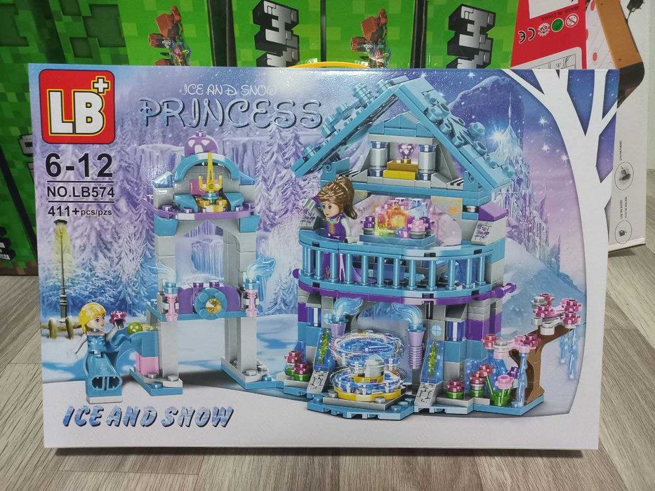 Конструктор Лего Холодное сердце замок Эльзы 411 деталей