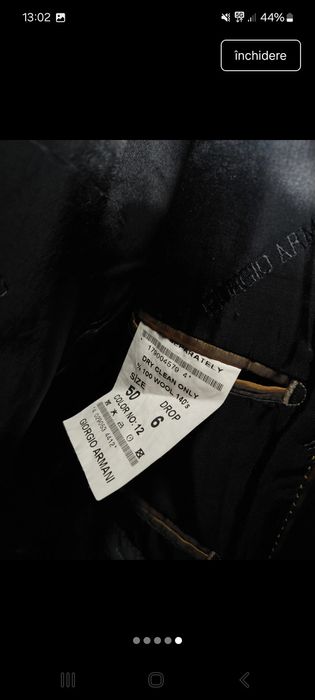 Sacou barbati Armani