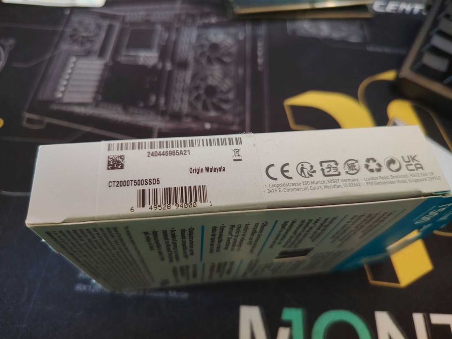 НОВ ! Crucial T500 PCIe Gen4 NVMe 1TB 2TB SSD with Heatsink PC/PS5