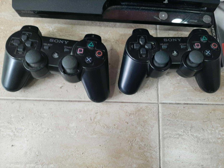 PlayStation 3 с два джойстика + 6 игри