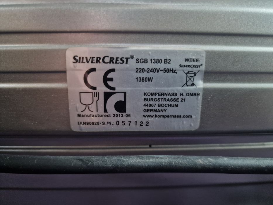 Cuptor electric Silver Crest 1380W