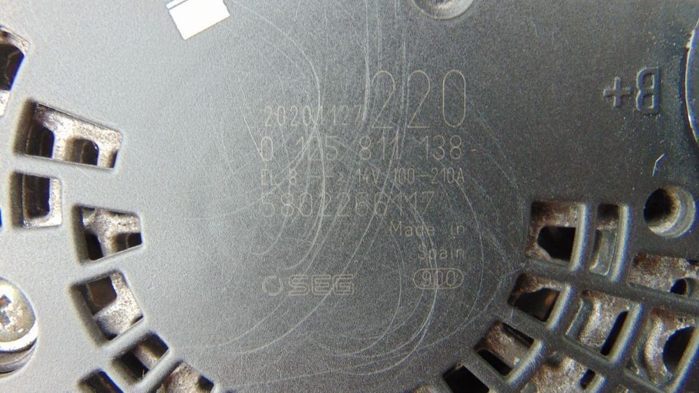 Alternator Iveco daily 2.3 euro 6 an 2016-2022 Fiat ducato 2.3 dezmembrez iveco 2.3