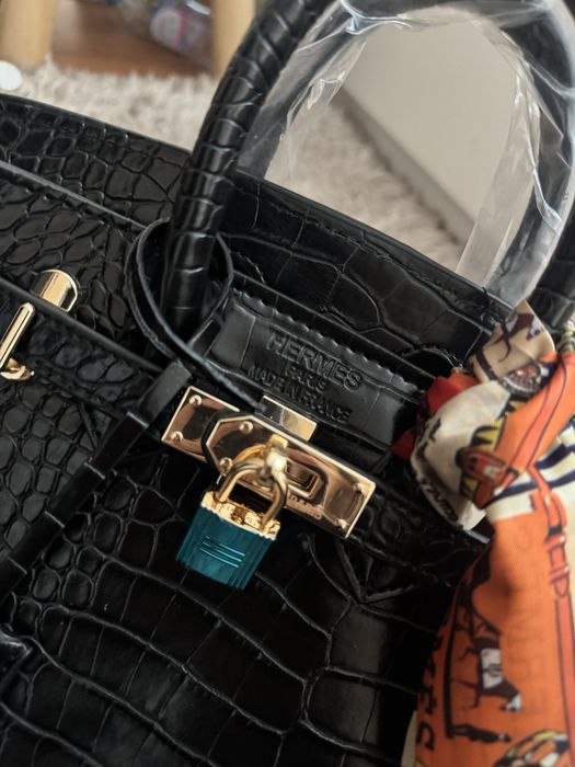 Чанта крокодилска кожа