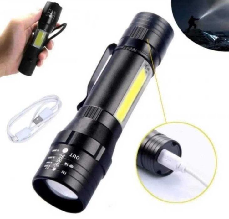 LED фенерче с акумулаторна батерия