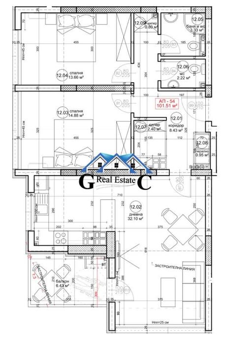 Тристайни апартаменти 185000 евро, Възраждане 4