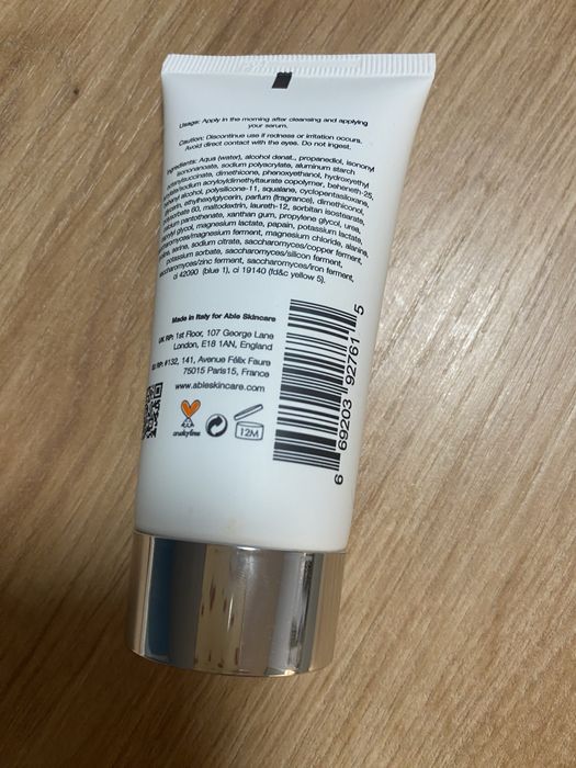 Хидратиращ крем за лице Able Skincare