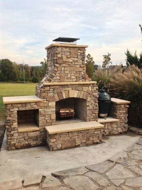 СТРОИМ БАРБЕКЮ.Камин. Летние кухни.