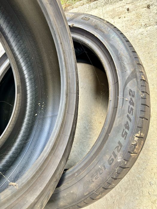 Anvelope vară 19” Pirelli P Zero + Avon ZX7, DOT 2022, ca noi