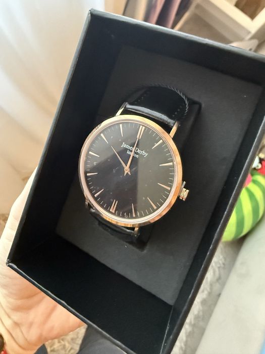 Ceas barbati James Derby rose gold