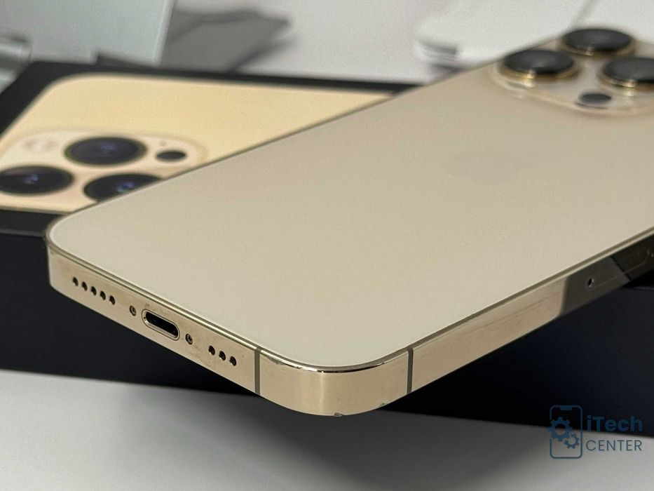iPhone 13 Pro, 256GB, Gold, 100% батерия, КАТО НОВ, ГАРАНЦИЯ!