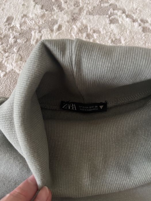 Теплая водолазка-кофта, zara