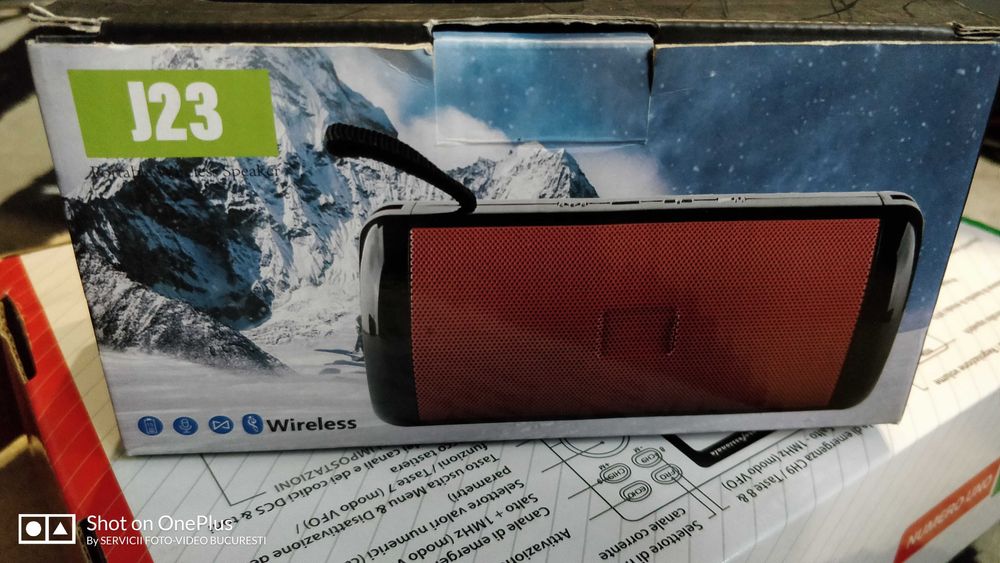 Boxa portabila  wireless bluetooth Radio j23, tellur