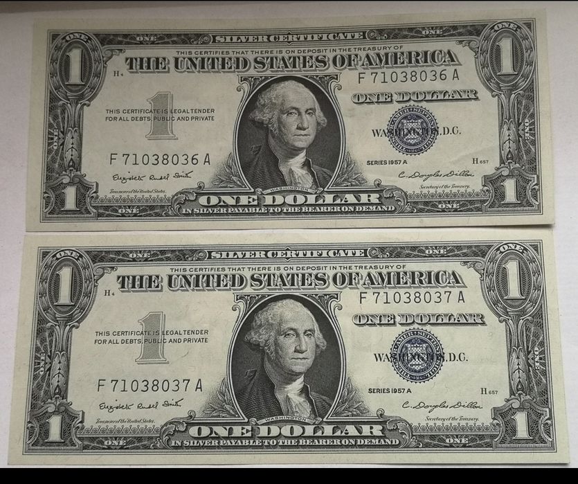 Интетесни Банкноти, поредни номера. USA