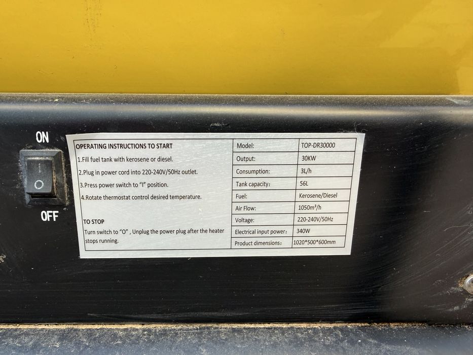 Дизельная тепловая пушка ROLF TOP-DR30000