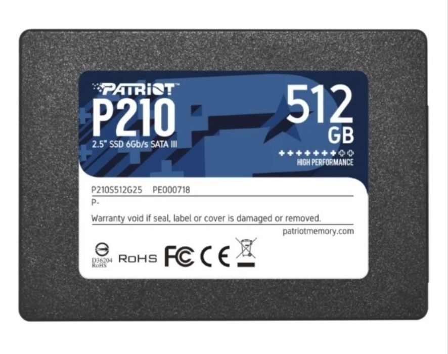 Patriot p210 512gb 2,5 SSD