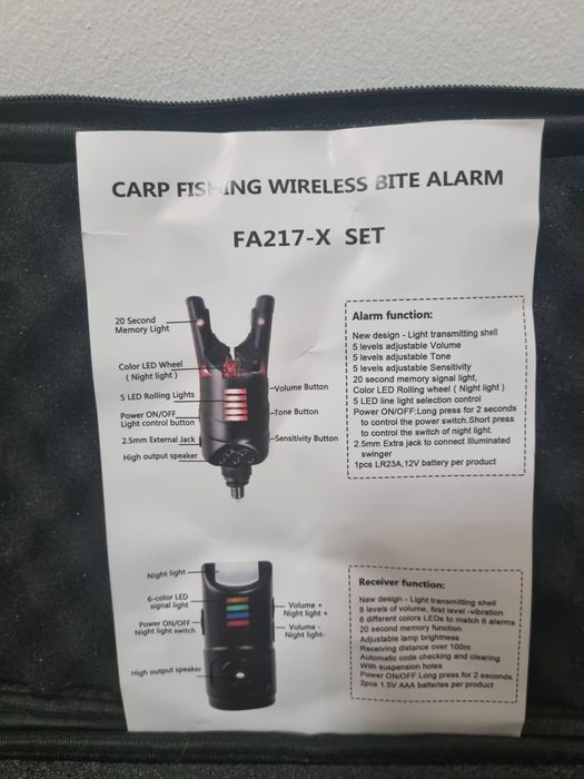 Set Avertizori cu Statie EastShark 4+1 FA217-X