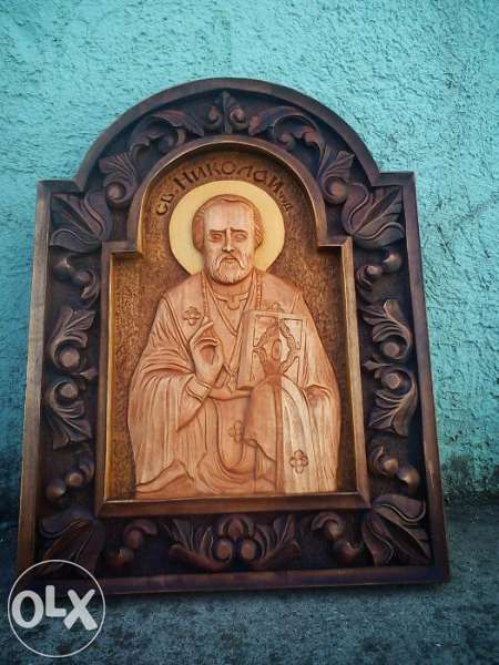 Дърворезба - икони,домашни иконостаси,ловни трофеи,ритуални ку