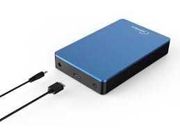 Hard disk extern portabil,SONNICS ,4TB,rosu,gri și albastru,sigilat