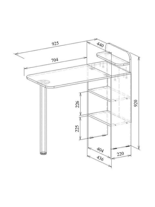 Стол маникюрный, складной
