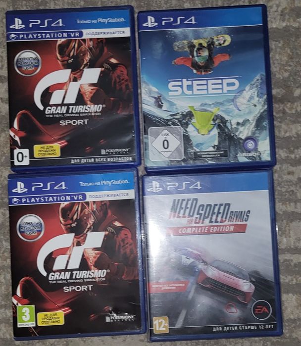 Диски Sony playstation 3и ps4