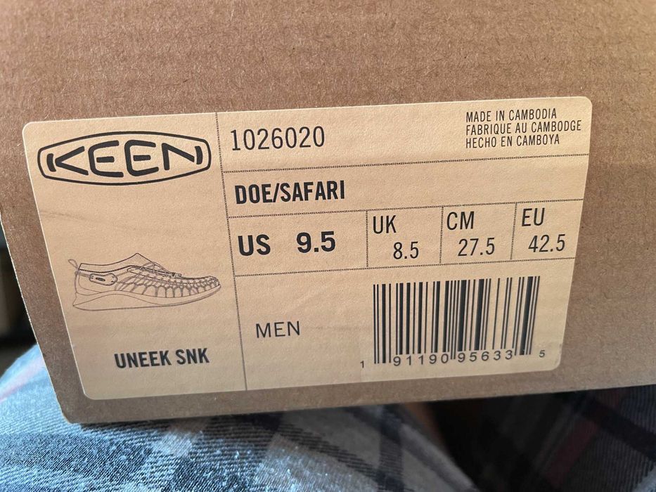 Sandale KEEN UNEEK SNK, 42.5, model deosebit,  NOI în cutie