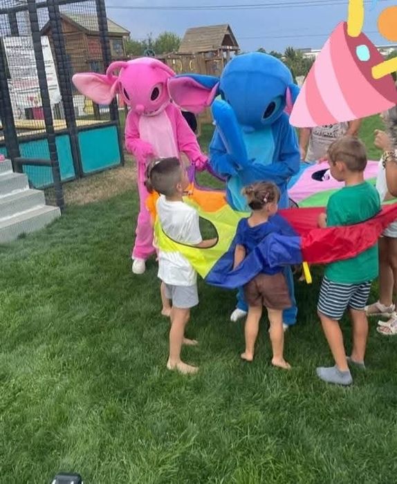 Mascote Mikey și Minnie ,Stitch și Lillo