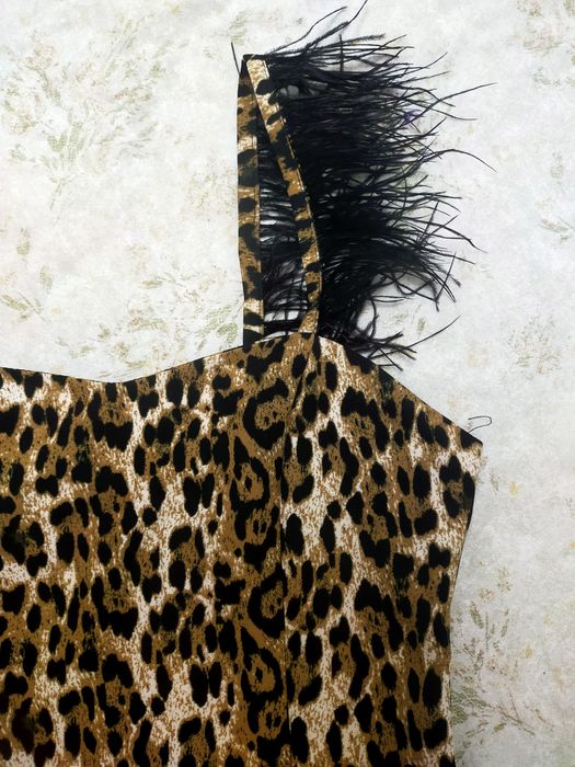 Платье вечернее леопардовое