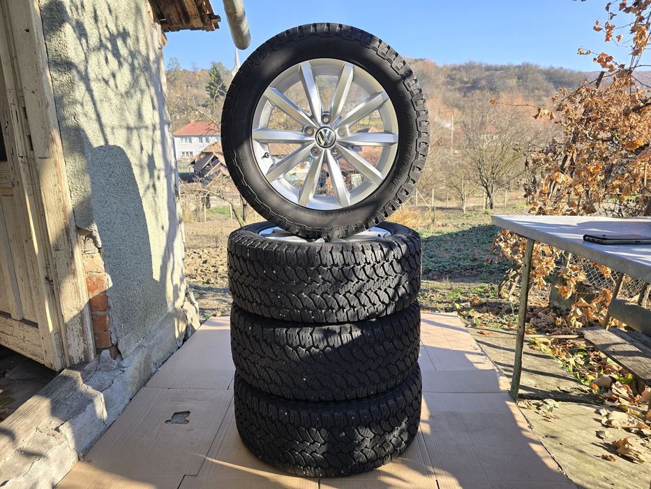 235 55 R 17 jante aliaj cu cauciucuri de iarna DOT 2023 ~ 5 x 112 ET43